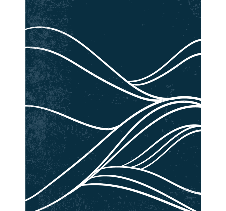 Cortina roller negra patrones de líneas de fluido - TenVinilo