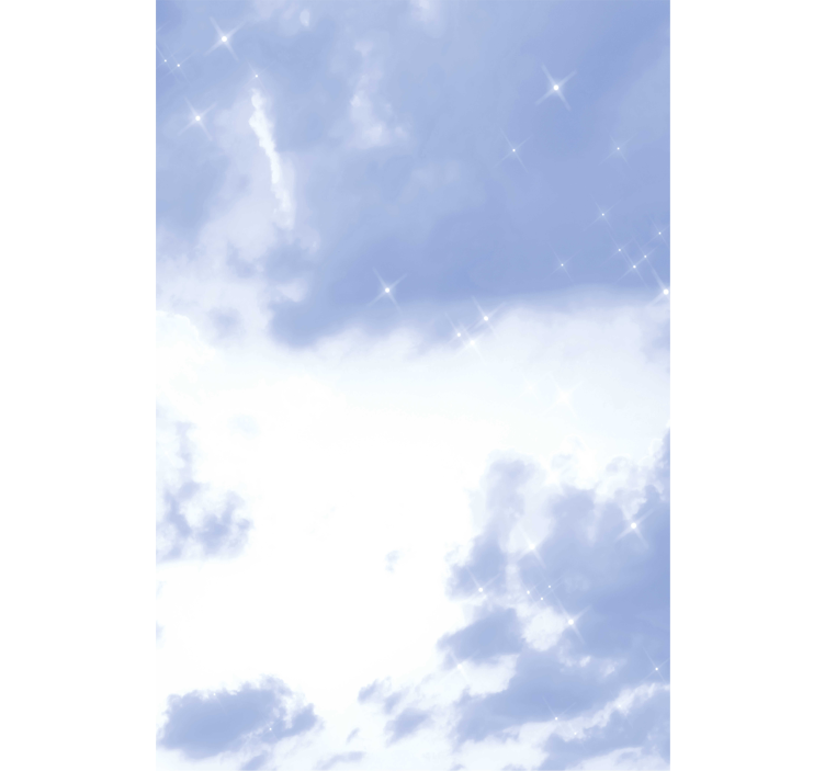 Cortina roller nubes cielo suave - TenVinilo