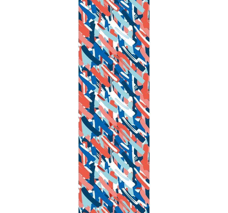 Cortina roller textura pinceladas audaces - TenVinilo