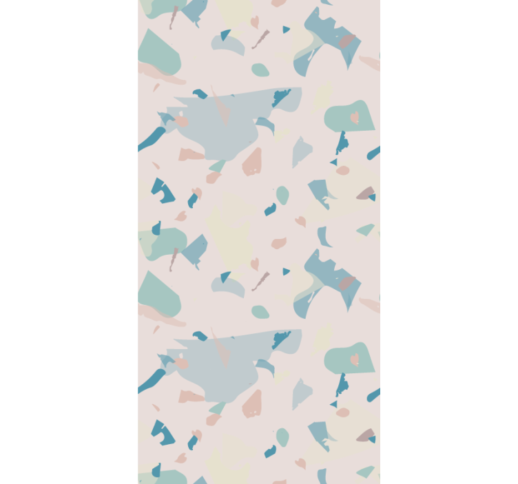 Cortina roller textura patrón de formas abstractas - TenVinilo