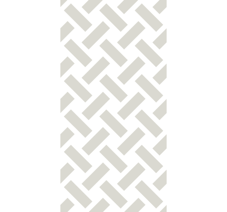 Cortina roller moderno motivo geométrico - TenVinilo