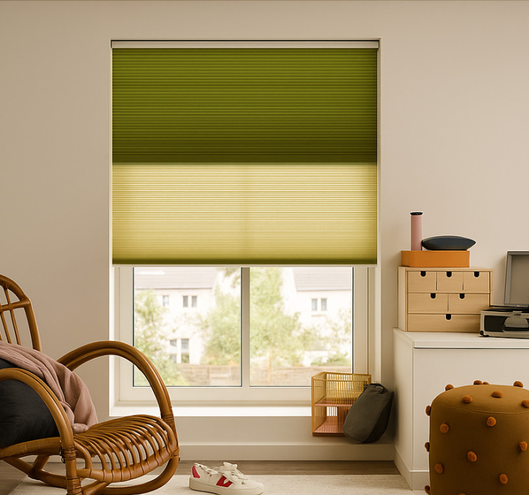 Cortina roller juvenil gris claro y oscuro - TenVinilo