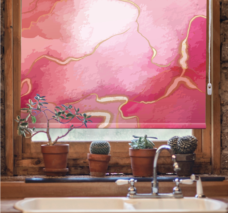 Cortina roller textura patrones elegantes y fluidos - TenVinilo