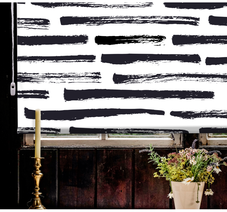 Cortina roller textura pinceladas estilizadas - TenVinilo