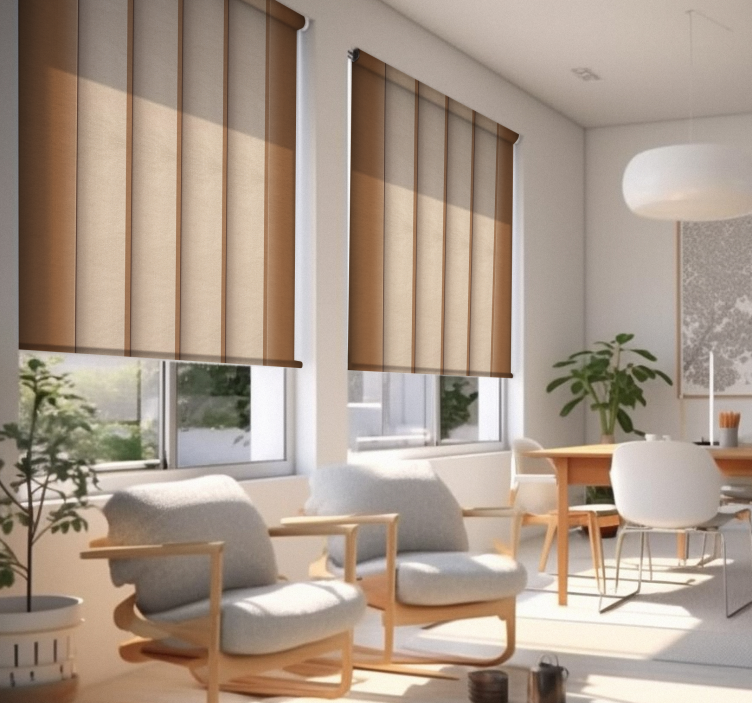 Estor beige textura de panel japonés - TenVinilo