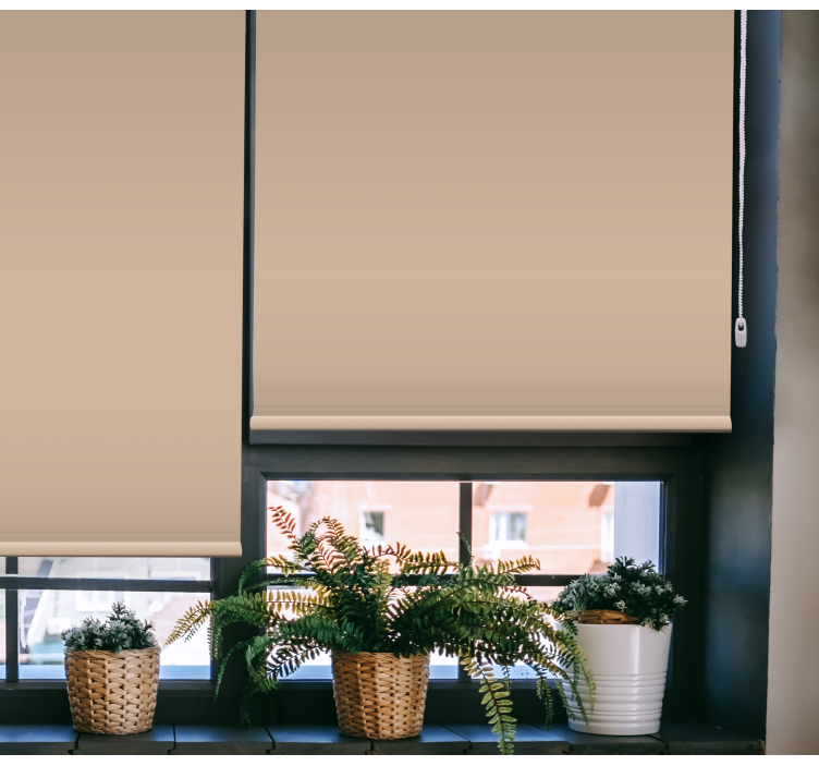 Estor salón Lindo color beige - TenVinilo