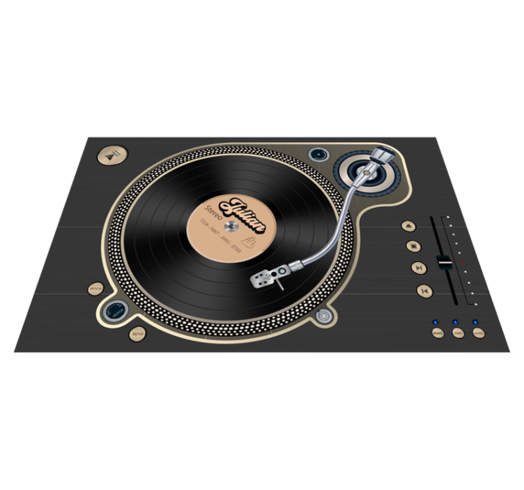 Manteles individuales con nombre disco vinilo - TenVinilo