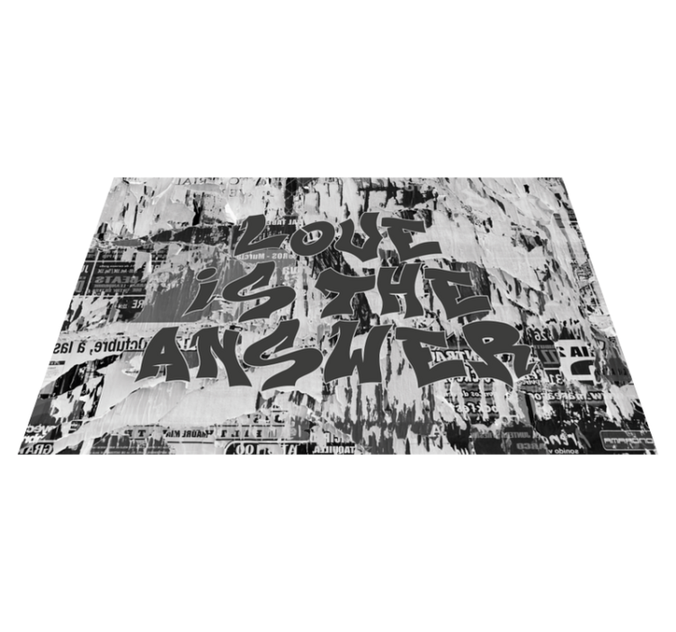 Individual para mesa frases mensaje en negrita - TenVinilo