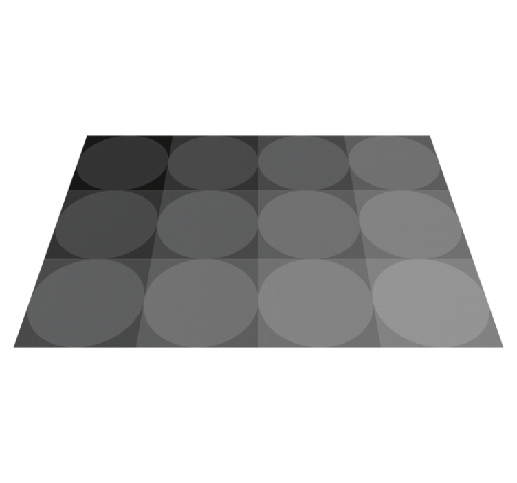 Individual para mesa patrón diseño circular sutil - TenVinilo