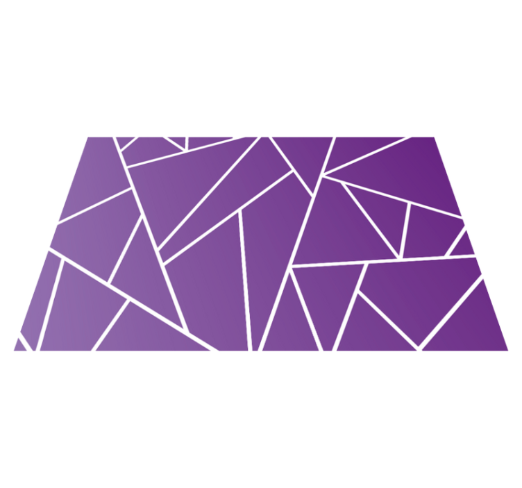 Individual para mesa patrón geométrico púrpura - TenVinilo