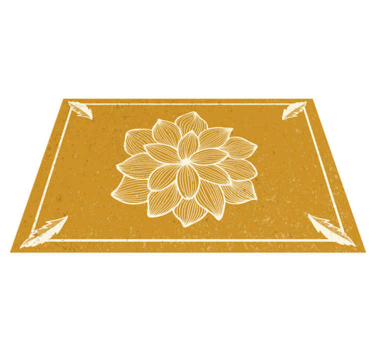 Individual para mesa original motivo botánico elegante - TenVinilo