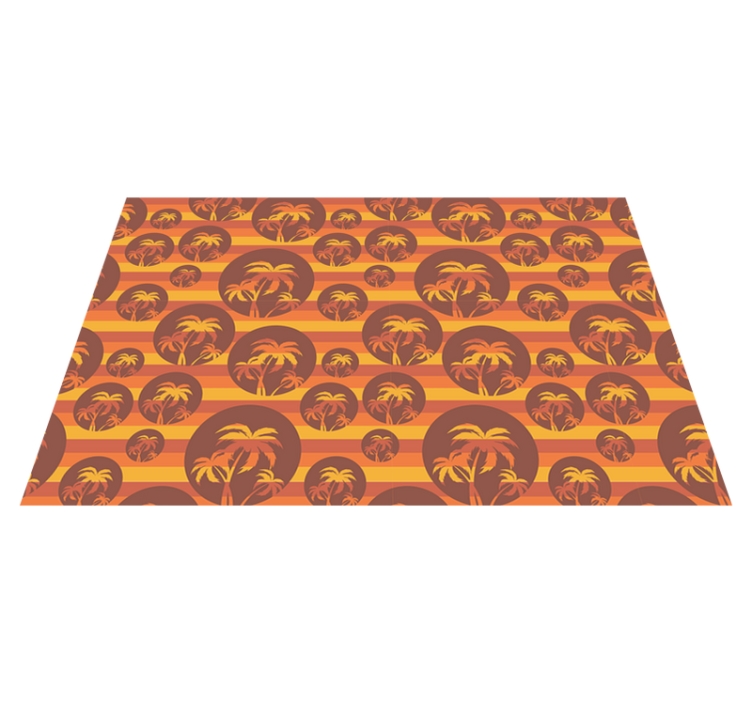 Individual para mesa original patrones de palma tropical - TenVinilo