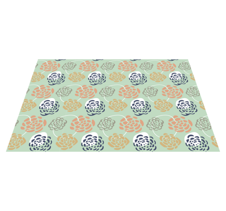 Individual para mesa original arte botánico - TenVinilo