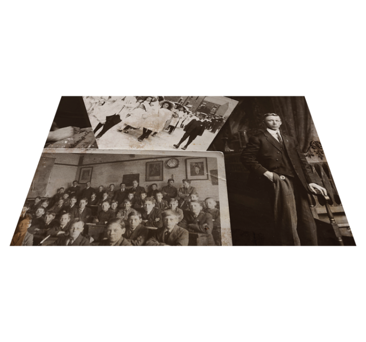 Individual mesa casa collage de fotos vintage - TenVinilo