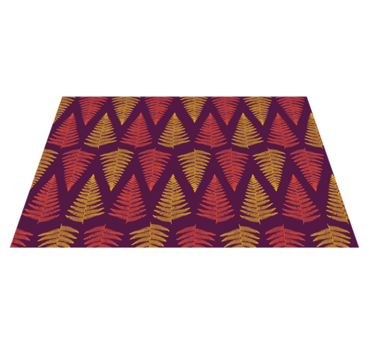 Manteles individuales originales Hojas de helecho - TenVinilo