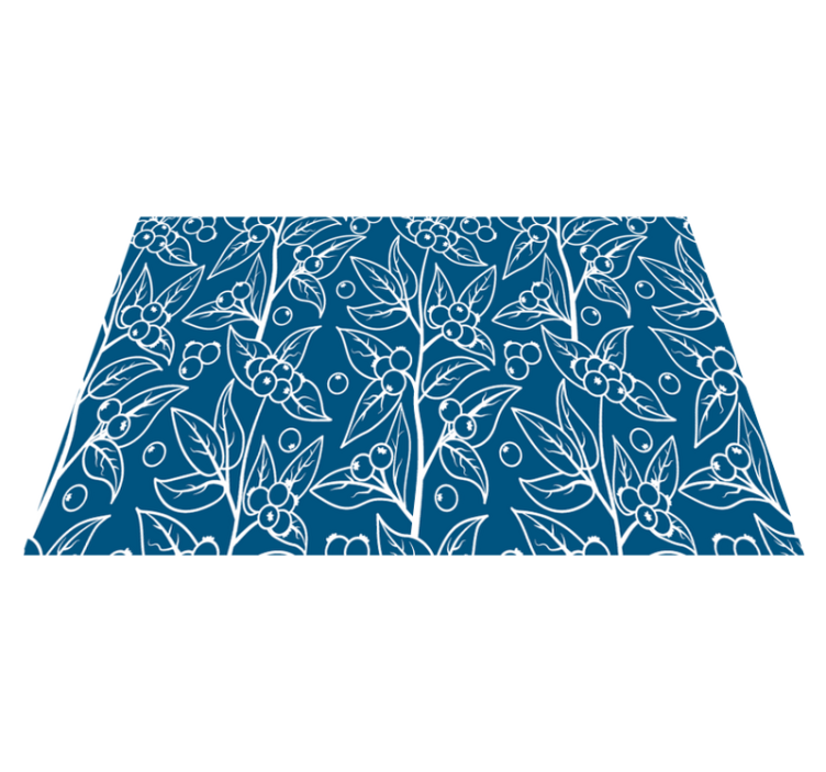 Individual para mesa patrón floral delicado - TenVinilo