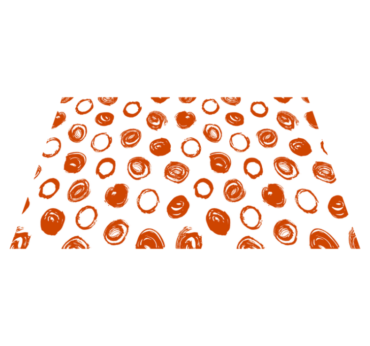 Individual para mesa patrón pinceladas circulares - TenVinilo