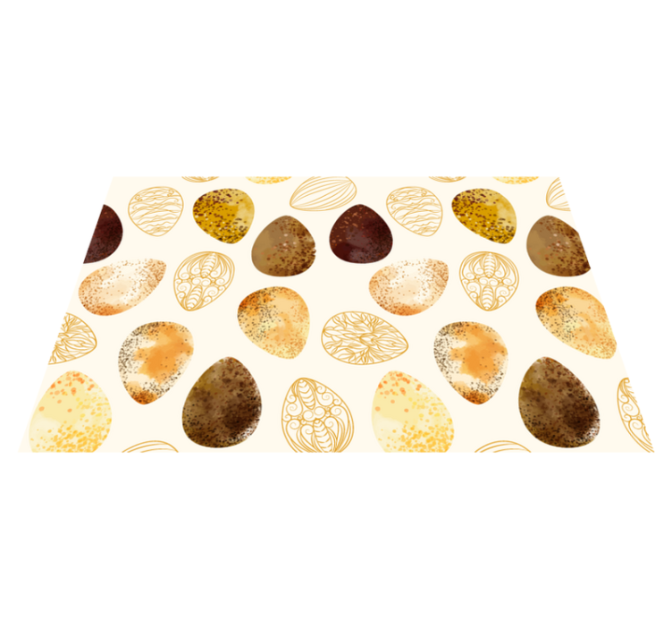 Individual para mesa original motivo de huevo elegante - TenVinilo