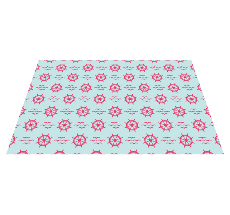 Individual para mesa original rueda de timón náutico - TenVinilo