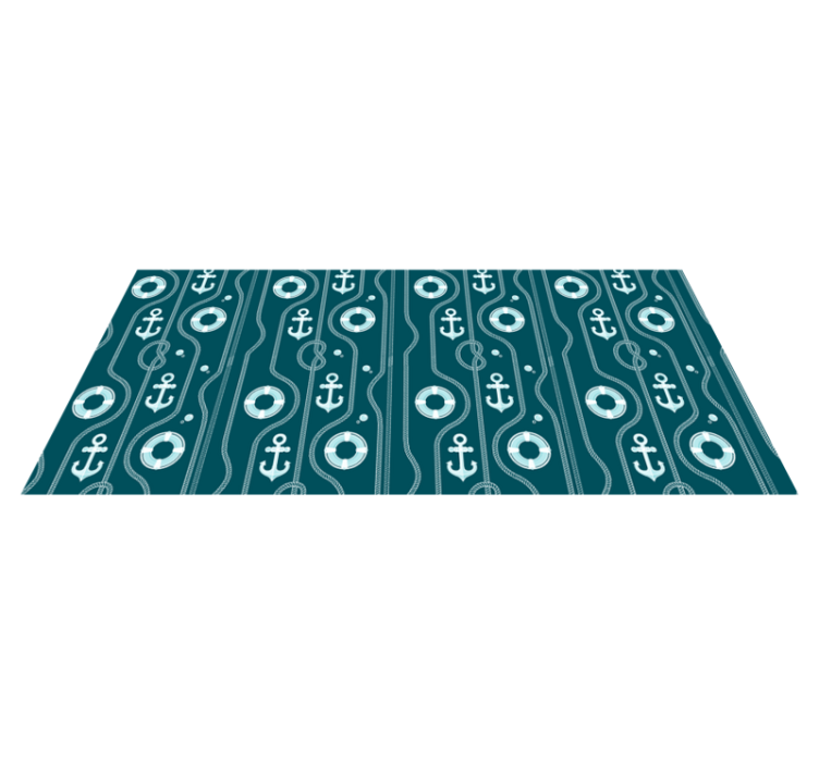 Individual para mesa original motivo ancla náutica - TenVinilo