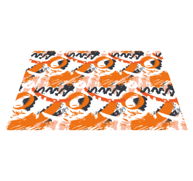 Individual para mesa patrón diseño colorido abstracto - TenVinilo