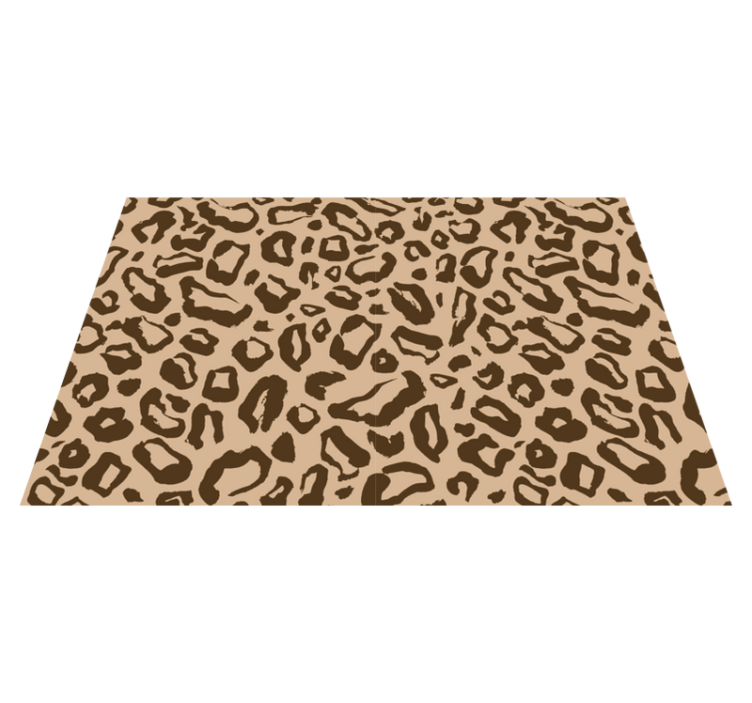 Individual para mesa patrón estilo leopardo - TenVinilo