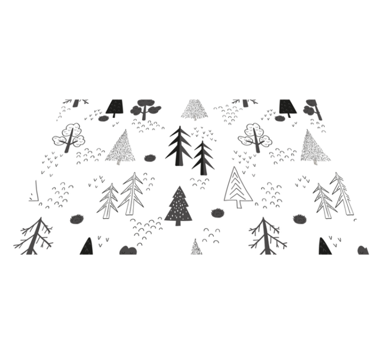 Individual para mesa patrón inspirado en la naturaleza - TenVinilo