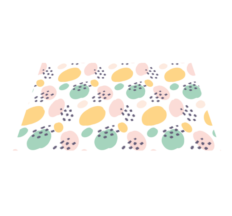 Individual para mesa original elemento abstracto colorido - TenVinilo