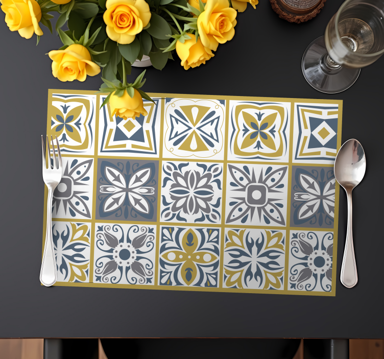 Individual para mesa original clásico vintage - TenVinilo