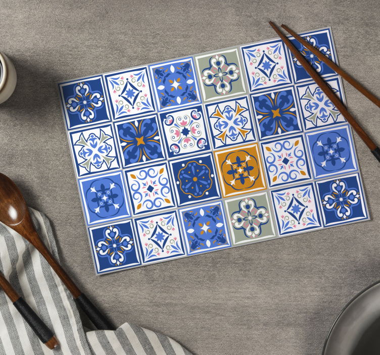 Individual para mesa original estilo portugués - TenVinilo