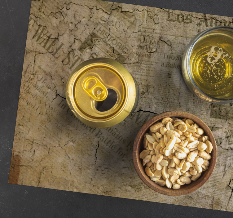 Manteles individuales originales Periódico de época - TenVinilo