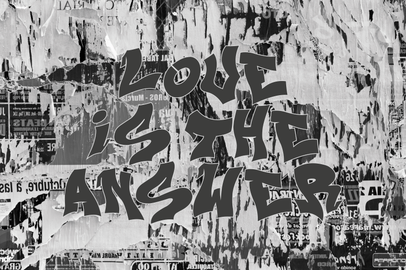 Individual para mesa frases mensaje en negrita - TenVinilo