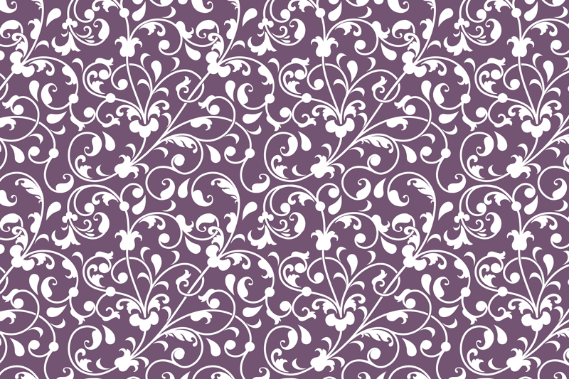 Mantel individual textura paisley morado - TenVinilo