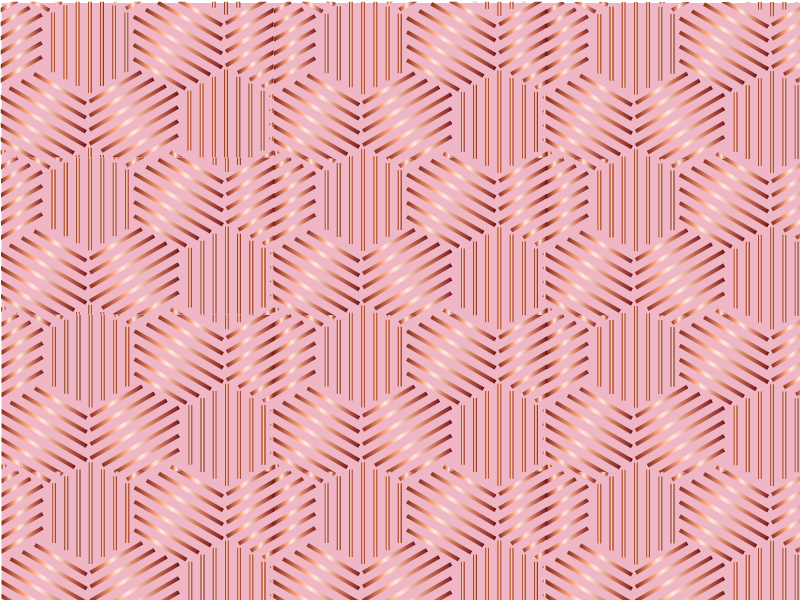 Individual para mesa patrón disposición geométrica - TenVinilo