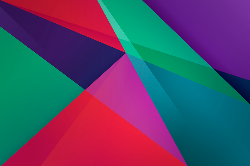 Individual mesa moderno diseño geométrico colorido - TenVinilo