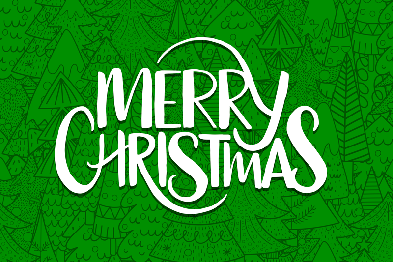 Individual para mesa navideño saludos festivos - TenVinilo