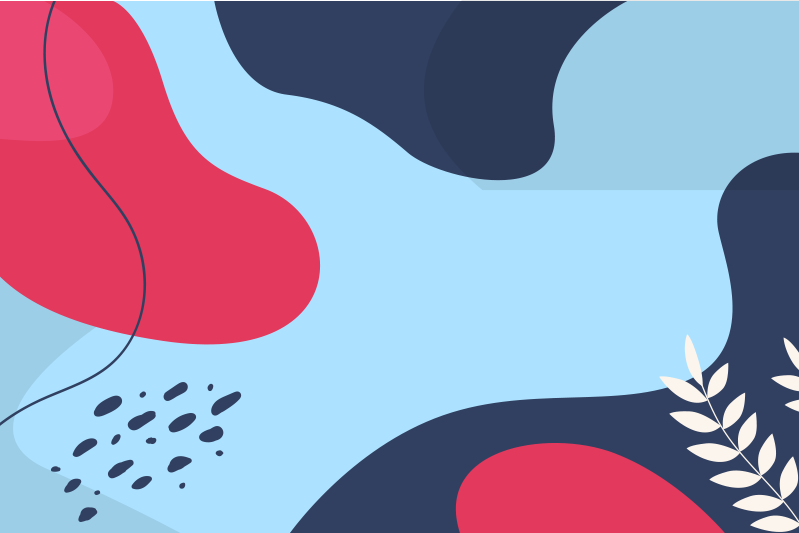 Individual para mesa original formas abstractas coloridas - TenVinilo