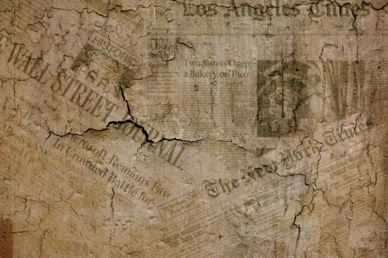 Manteles individuales originales Periódico de época - TenVinilo