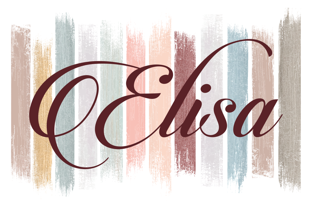 Mantel individual original Pinceladas de pintura de tono tierra - TenVinilo