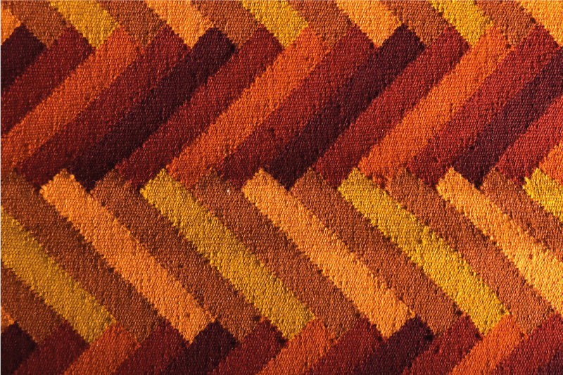 Individual para mesa patrón motivo geométrico vibrante - TenVinilo