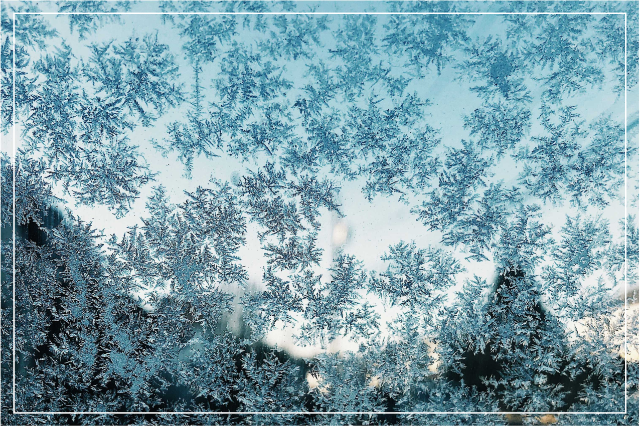 Individual para mesa patrón hielo esmerilado - TenVinilo