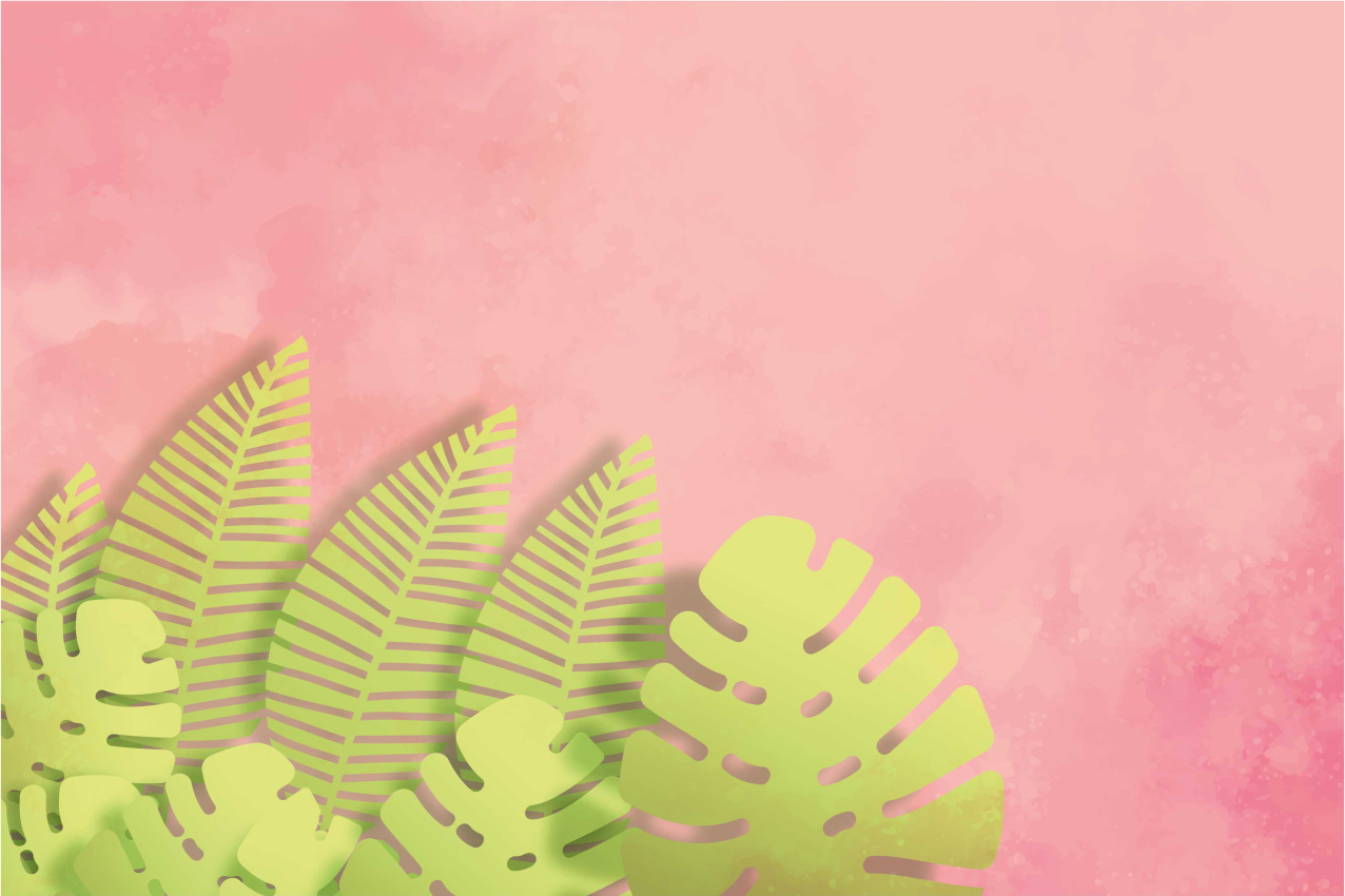 Individual para mesa original arreglo de hojas botánicas - TenVinilo