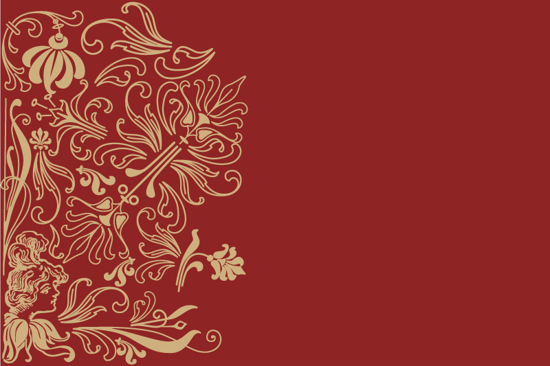 Individual para mesa elegante acentos florales elegantes - TenVinilo