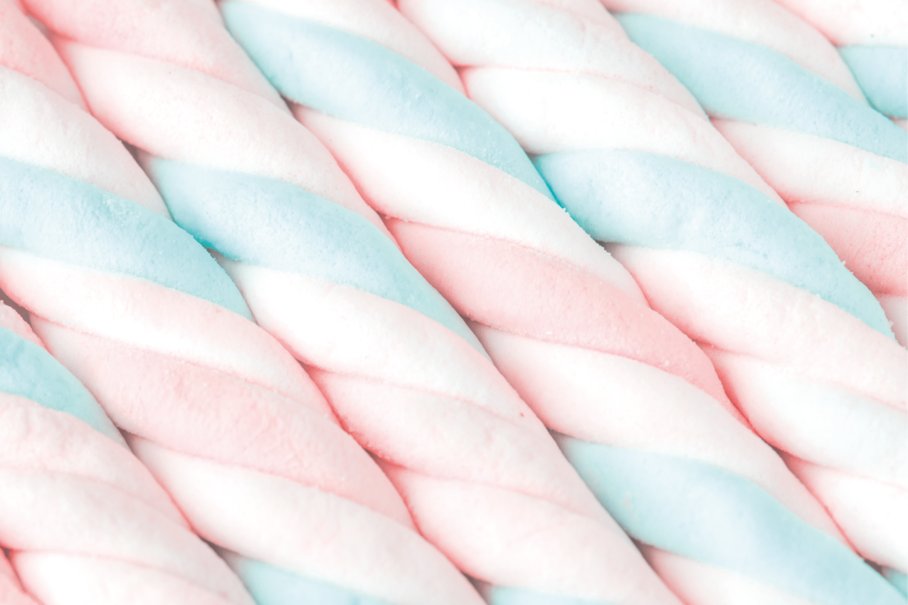 Individual para mesa original algodón de azúcar retorcido - TenVinilo