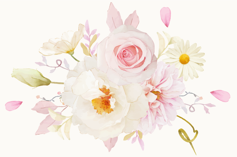 Individual para mesa original arreglo floral encantador - TenVinilo