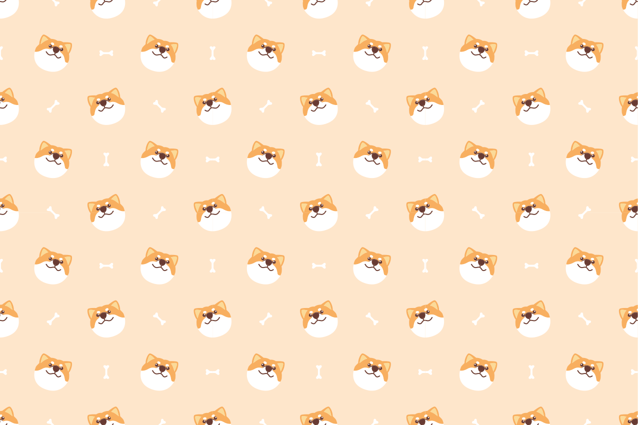 Individual para mesa infantil caras de perros alegres - TenVinilo