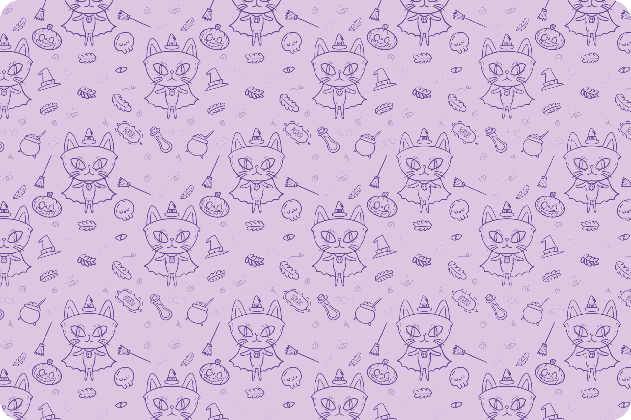 Individual para mesa infantil motivo de gato juguetón - TenVinilo