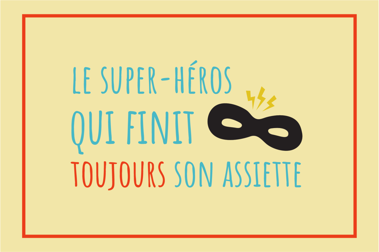 Individual para mesa infantil inspiración superhéroe - TenVinilo