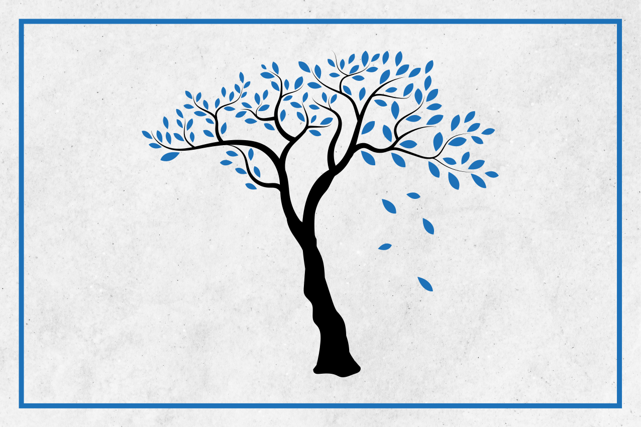 Individual para mesa original motivo de árbol elegante - TenVinilo