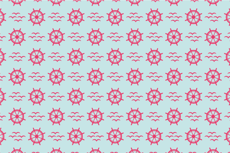 Individual para mesa original rueda de timón náutico - TenVinilo